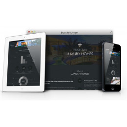 Landing page for a real estate agency Landing page for a real estate agency