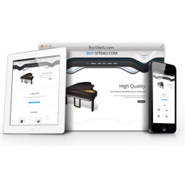 Website for a musician Website for a musician